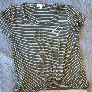 M Olive Nine Britton top